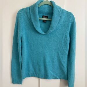 Rafaela Angora Lambs Wool Sweater Y2K Cozy Fuzzy Femme Luxurious 3/4 Sleeves M